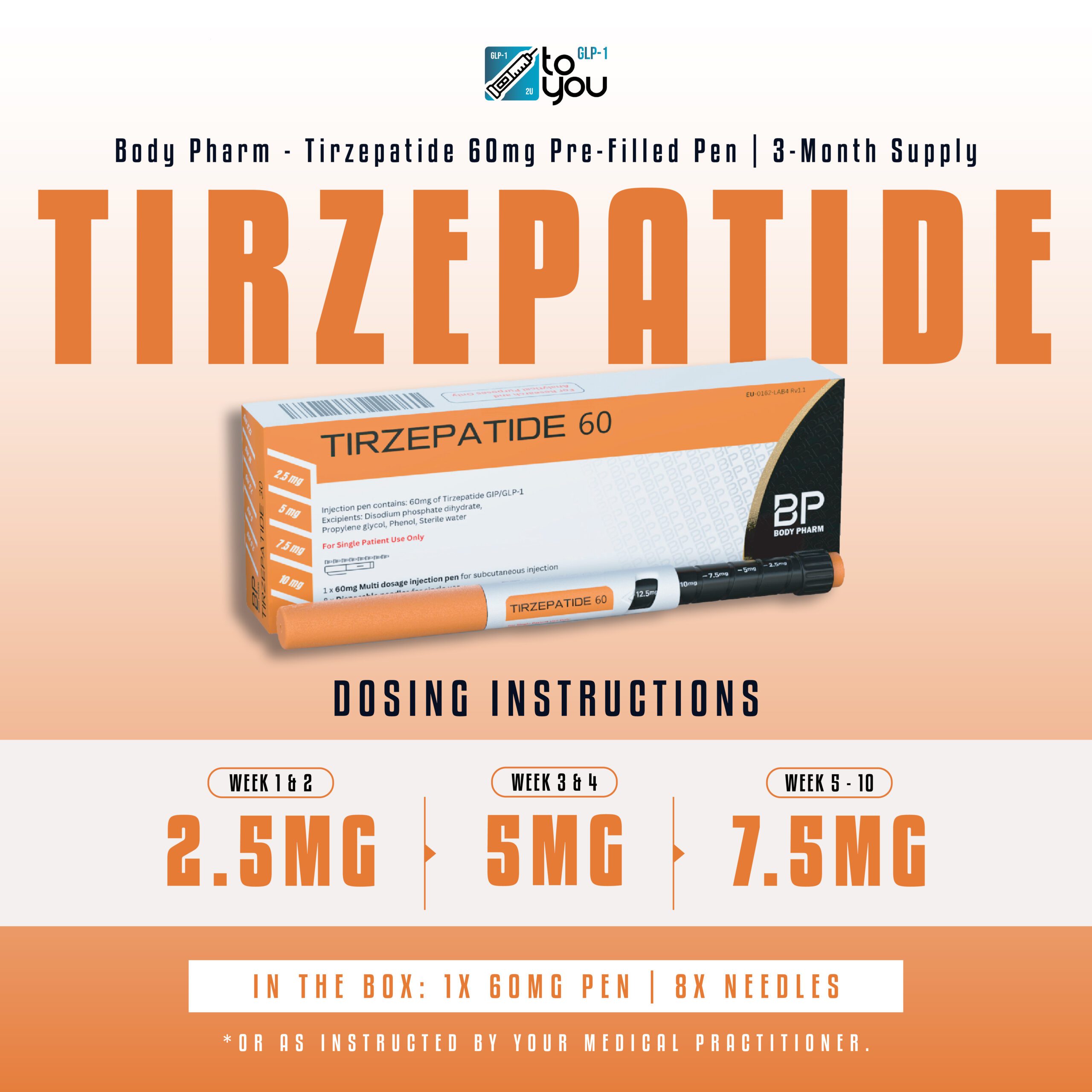 is tirzepatide available in south africa Buy Tirzepatide 60mg Body Pharm South Africa