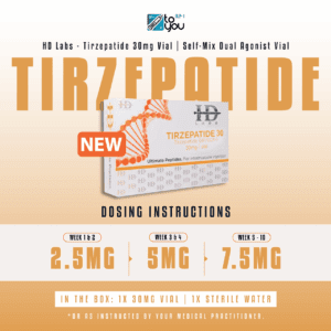 HD Labs Tirzepatide 30mg Vial Self Mix Dual Agonist Vial 1