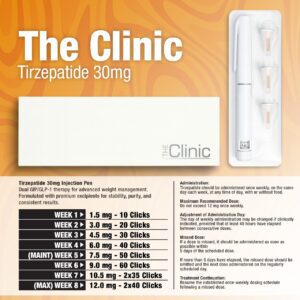 The Clinic - Tirzepatide 30mg Premium Pre-filled Pen