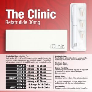 The Clinic - Retatrutide 30mg Premium Pre-filled Pen