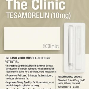 The Clinic Tesamorelin 10mg Pre-Filled Pen - Muscle-building Peptide