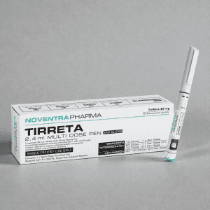 Noventra Pharma TirReta 60mg | Tirzepatide + Retatrutide Peptide Pen | 2.4ml Multi-Dose | Premium Weight Management