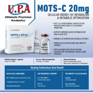 UPA MOTS c 20mg Vial Mitochondrial Energy Fat Loss SA